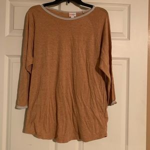LuLaRoe tan with gray Randy